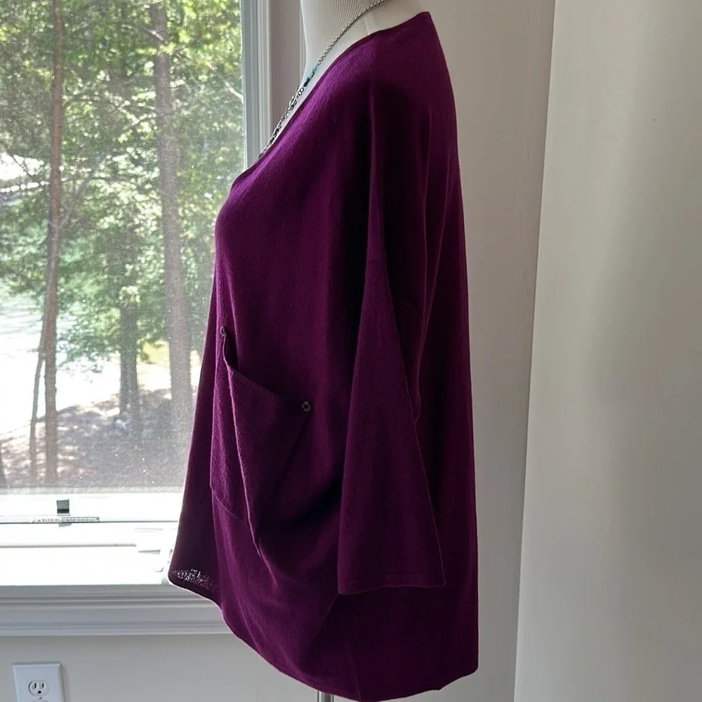 SOLD ON EBAY Keri ska Drop Shoulder Sweater, Size S/M. EUC - Picture 8 of 9